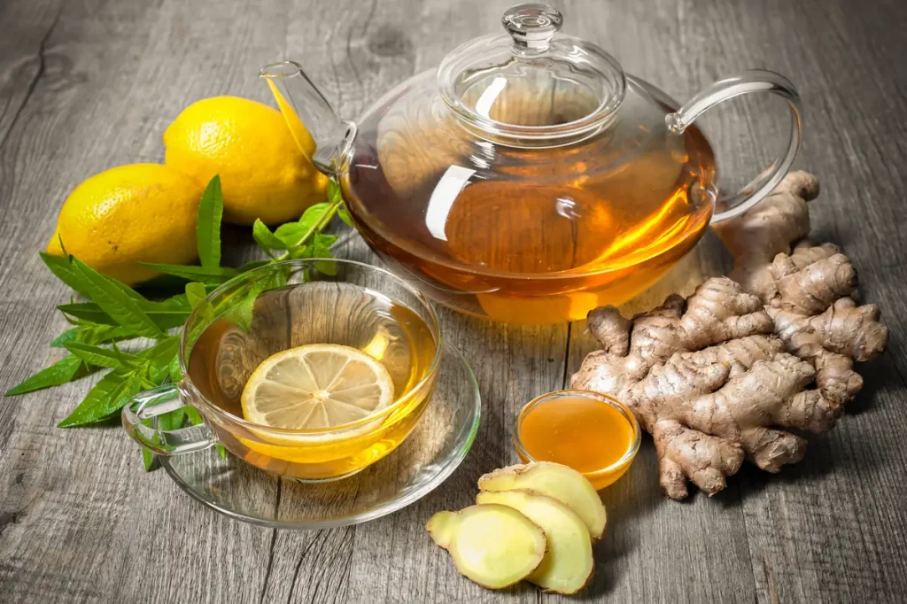 Te med ingefära och citron (LevnadsBalans, hälsoanalys Blekinge)