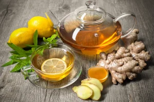 Te med ingefära och citron (LevnadsBalans, hälsoanalys Blekinge)